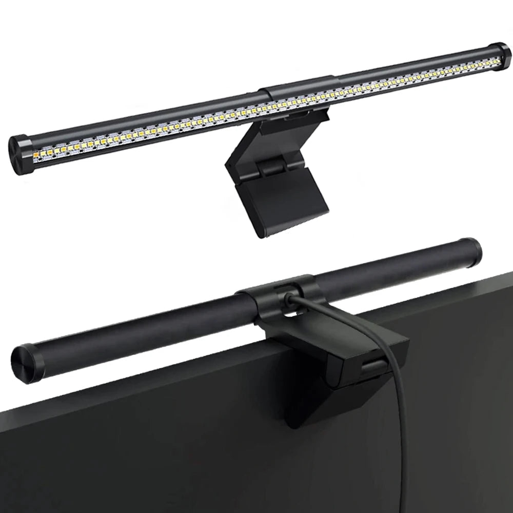 LED Monitor Light Bar Computer Screen Hanging Lights RGB Atmosphere Table Lamp For Work Study Read Gaming Dimming Lighting 44cm